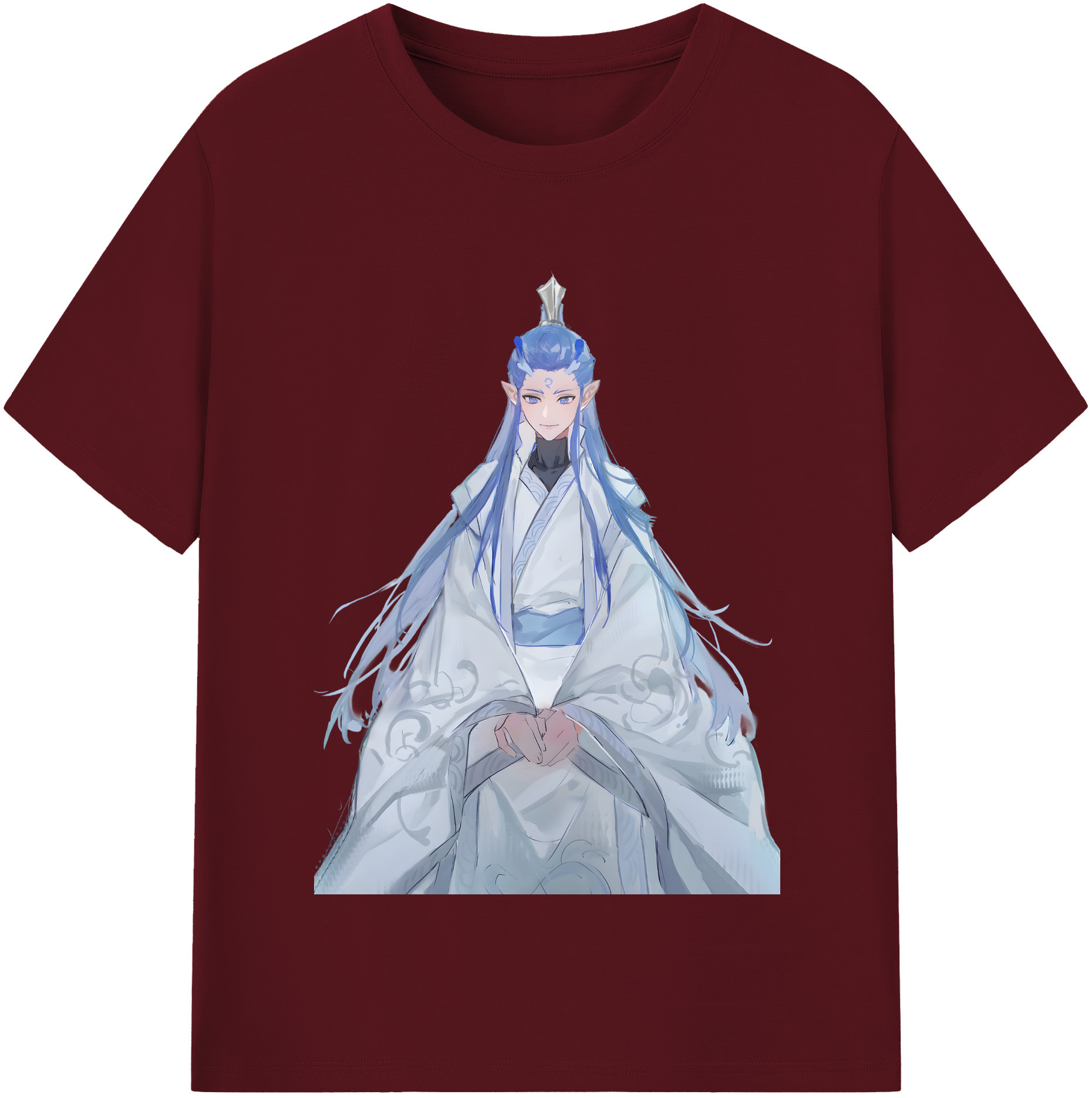（画像用） Ne Zha 2 ナタ 魔童の大暴れ 綿100％半袖Tシャツ（フロントプリント）